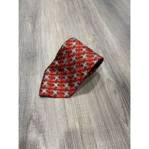 Robert Talbott Best‎ Of Class All Over Print Necktie 100% Silk Red NWT Men's